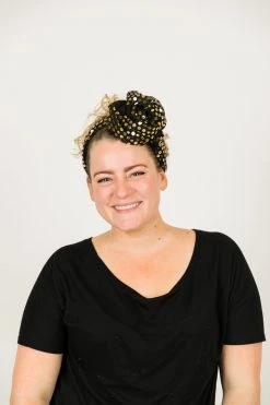 Fringe Co Party Wraps Gold Sequin Party Wrap