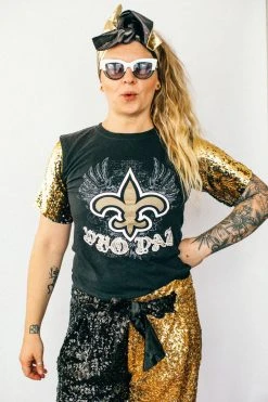 Fringe Co Black And Gold Metallic Party Wrap Party Wraps