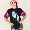 Fringe Co Party Tees Willie Nelson Pink Sequin Sleeve Party Tee