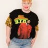 Fringe Co Party Tees Notorious BIG Gold Sequin Sleeve Party Tee