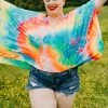 Fringe Co Shop Spring Sparkles Rainbow Tie Dye Tunic