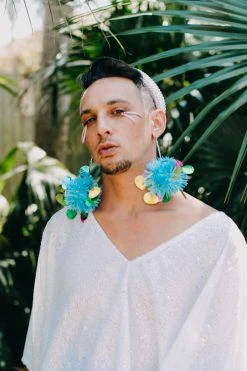 Fringe Co White Sequin Tunic