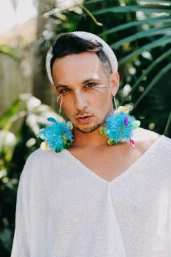 Fringe Co White Sequin Tunic