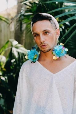 Fringe Co White Sequin Tunic