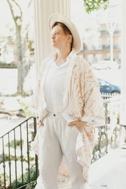 Fringe Co Shop Spring Sparkles White Embroidered Sequin Duster 26 Fringe Co Shop Spring Sparkles White Embroidered Sequin Duster