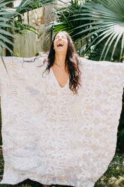 Fringe Co Iridescent Embroidered Sequin Long Caftan Caftan Club Collection 11 Fringe Co Iridescent Embroidered Sequin Long Caftan Caftan Club Collection