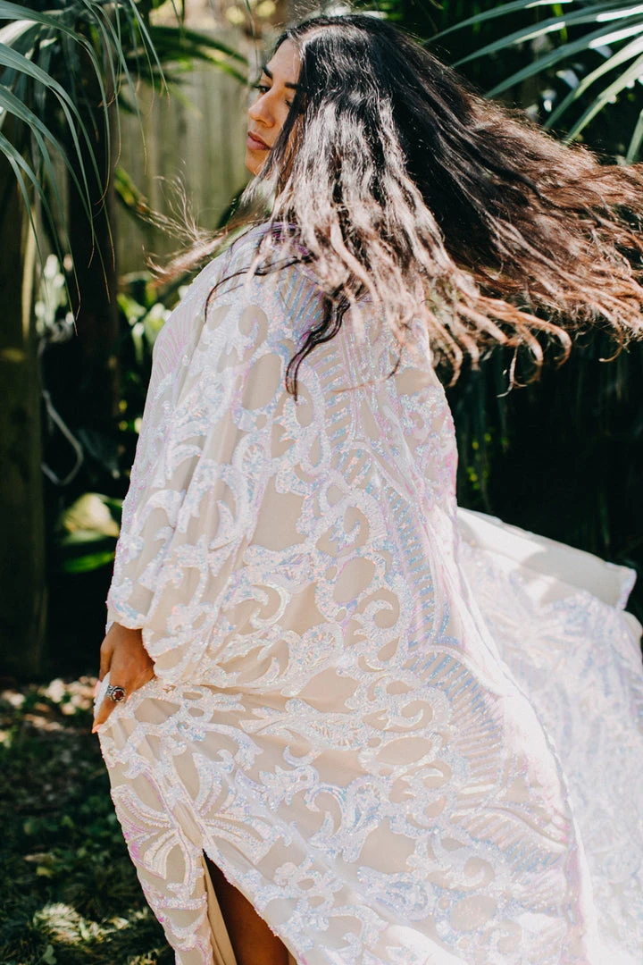 Fringe Co Iridescent Embroidered Sequin Long Caftan Caftan Club Collection 8 Fringe Co Iridescent Embroidered Sequin Long Caftan Caftan Club Collection