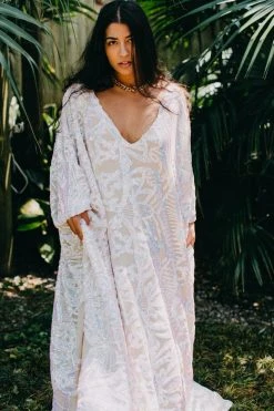 Fringe Co Iridescent Embroidered Sequin Long Caftan Caftan Club Collection 17 Fringe Co Iridescent Embroidered Sequin Long Caftan Caftan Club Collection