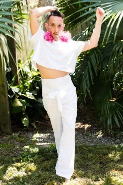 Fringe Co Sequin Collection Pink Iridescent High Waisted Sequin Pant 9 Fringe Co Sequin Collection Pink Iridescent High Waisted Sequin Pant