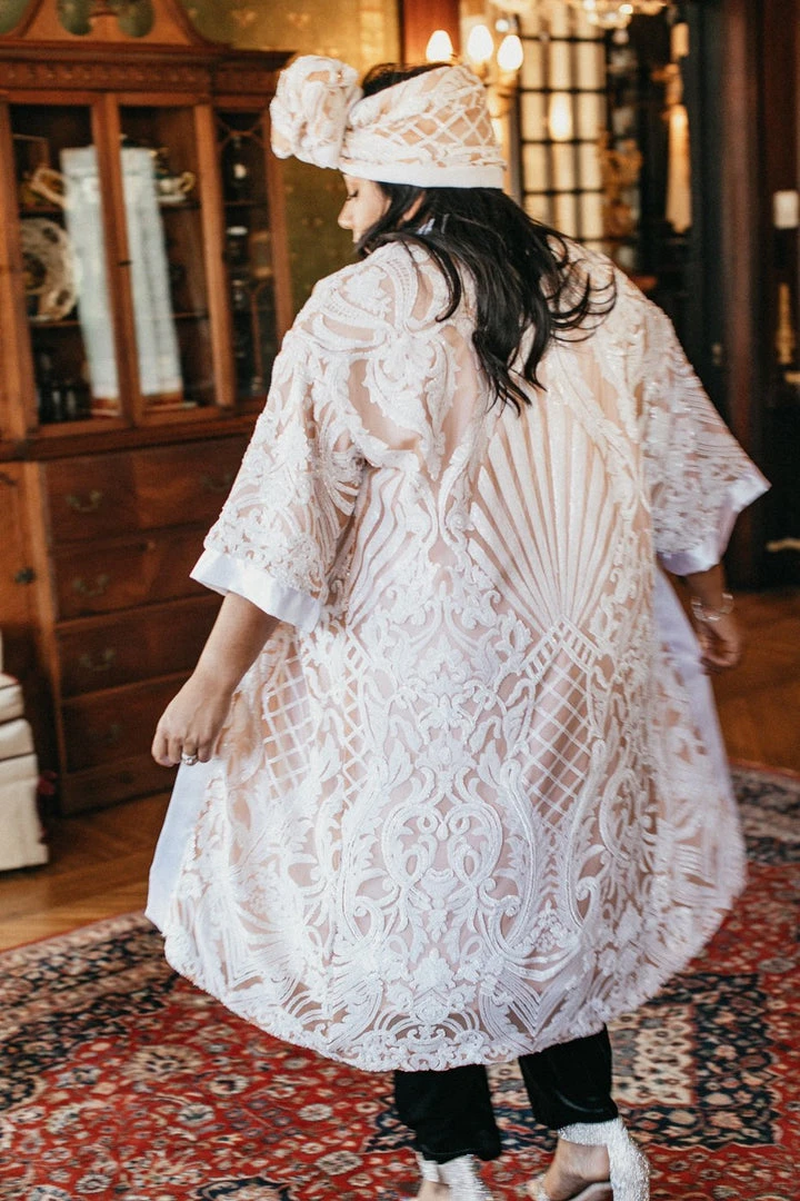 Fringe Co Shop Spring Sparkles White Embroidered Sequin Duster 7 Fringe Co Shop Spring Sparkles White Embroidered Sequin Duster