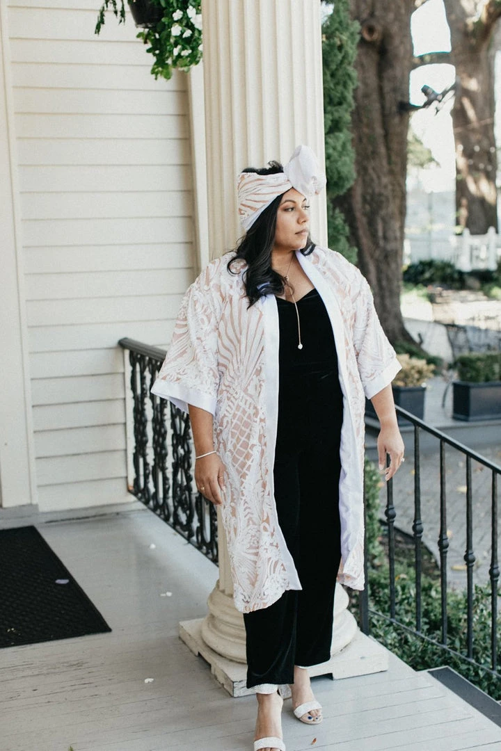 Fringe Co Shop Spring Sparkles White Embroidered Sequin Duster 13 Fringe Co Shop Spring Sparkles White Embroidered Sequin Duster