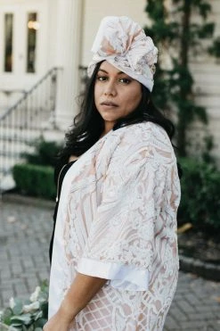 Fringe Co Shop Spring Sparkles White Embroidered Sequin Duster 40 Fringe Co Shop Spring Sparkles White Embroidered Sequin Duster