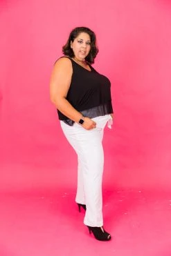 Fringe Co White Sequin High Waisted Pants