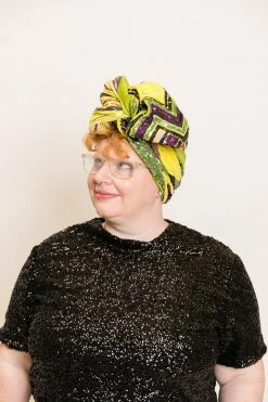 Fringe Co Yellow, Green And Purple Sequin Party Wrap Party Wraps