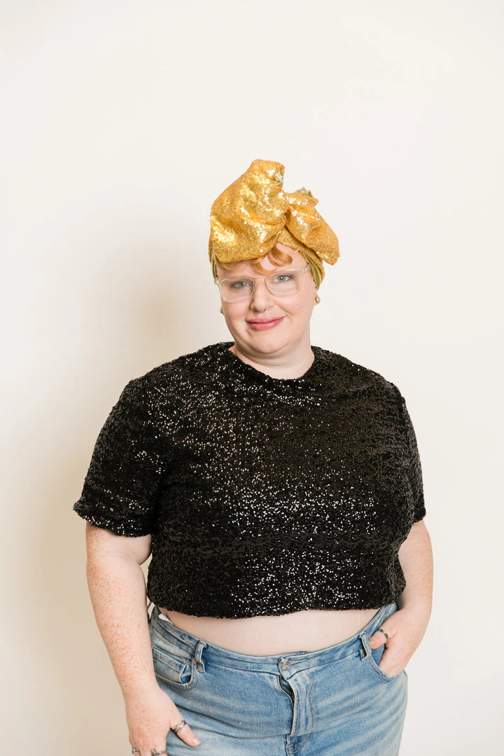 Fringe Co Matte Gold Sequin Party Wrap Party Wraps 1 Fringe Co Matte Gold Sequin Party Wrap Party Wraps