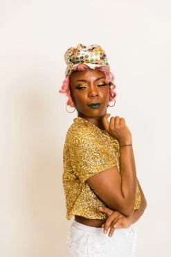 Fringe Co Metallic Polka Dot Party Wrap Party Wraps