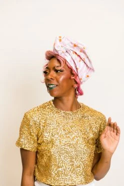 Fringe Co Pink And Orange Floral Party Wrap Party Wraps