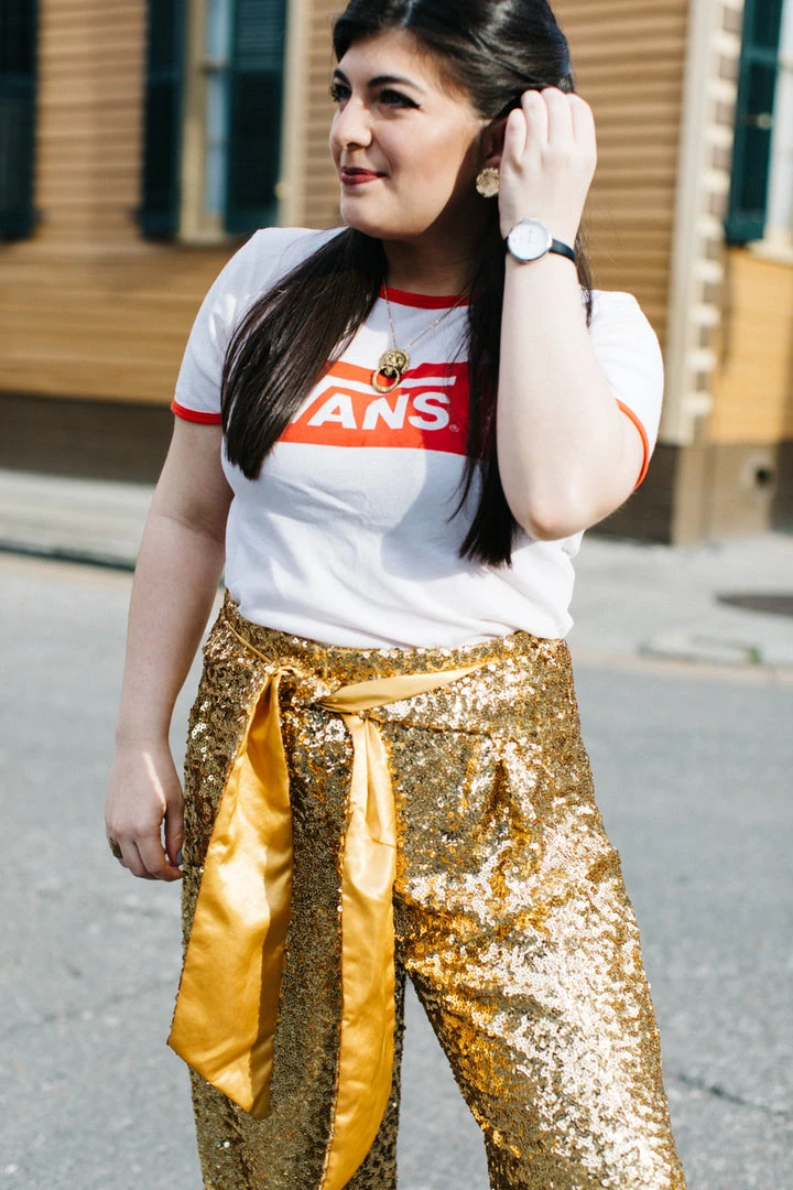 Fringe Co Gold High Waisted Sequin Party Pant Sequin Collection 15 Fringe Co Gold High Waisted Sequin Party Pant Sequin Collection